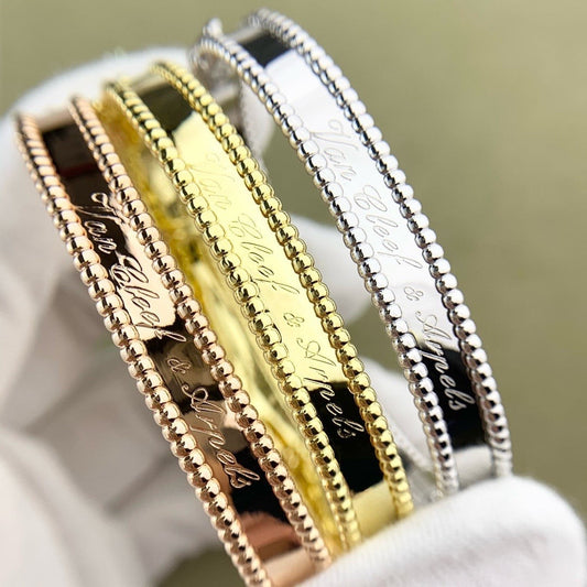 [AURORA]CLOVER BRACELET ENGRAVING SERIES