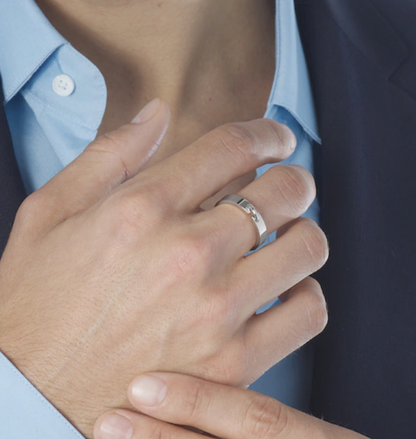 [AURORA]ALLIANCE LIENS VIDENCE 4MM RING