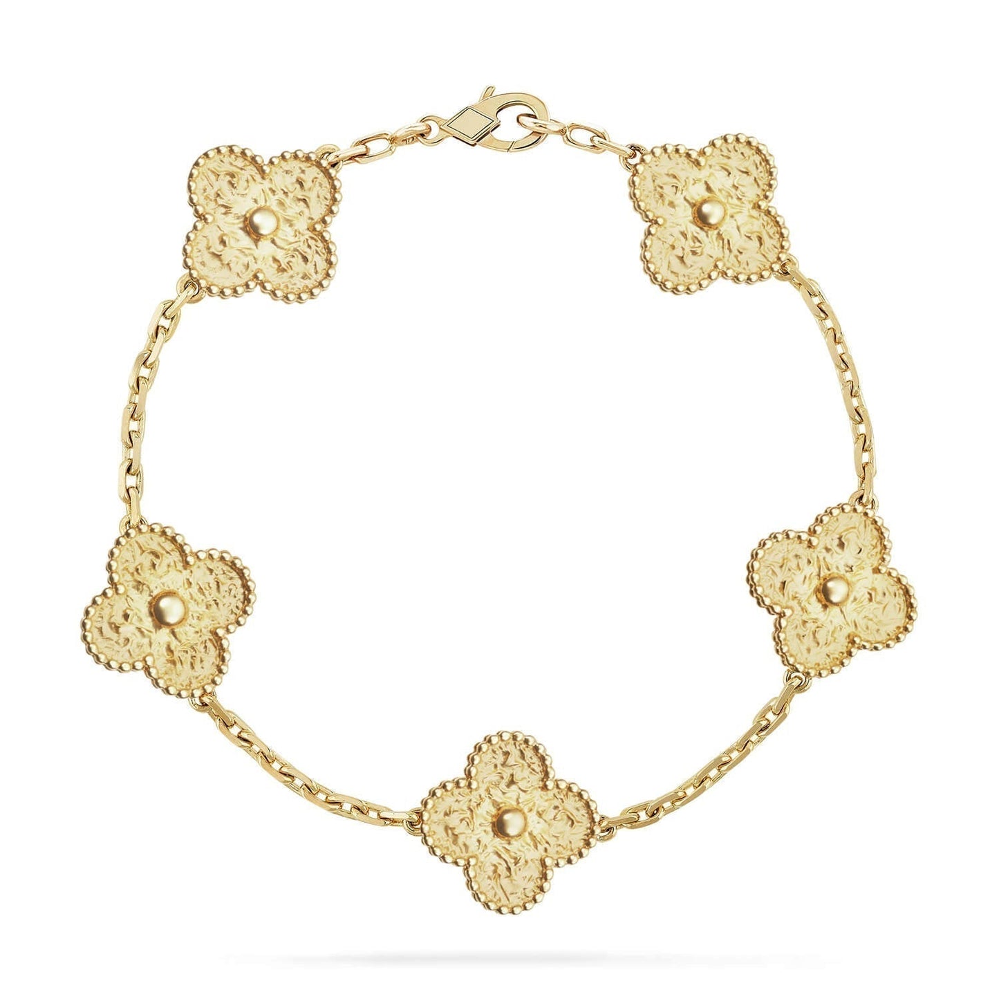 [AURORA]CLOVER 5 MOTIFS BRONZING BRACELET