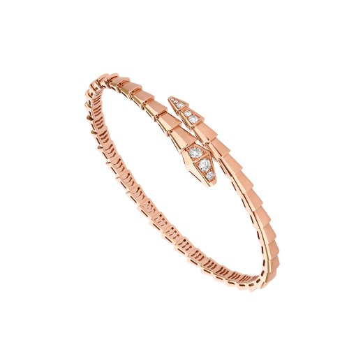 [AURORA]SERPENTI BRACELET DIAMONDS PINK GOLD