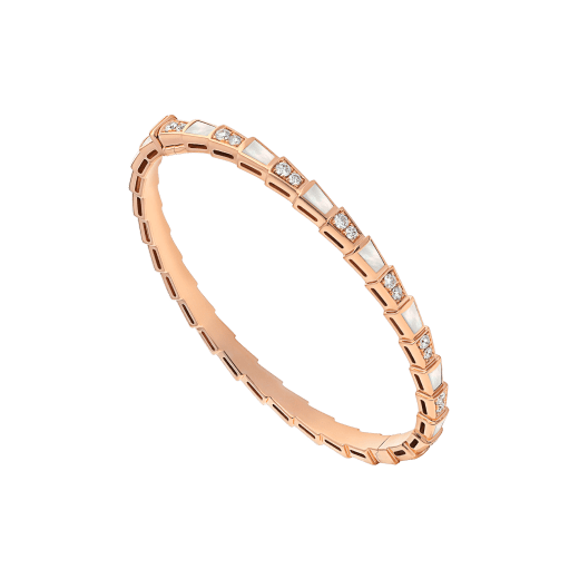 [AURORA]SERPENTI BRACELET PINK GOLD MOP DIAMOND