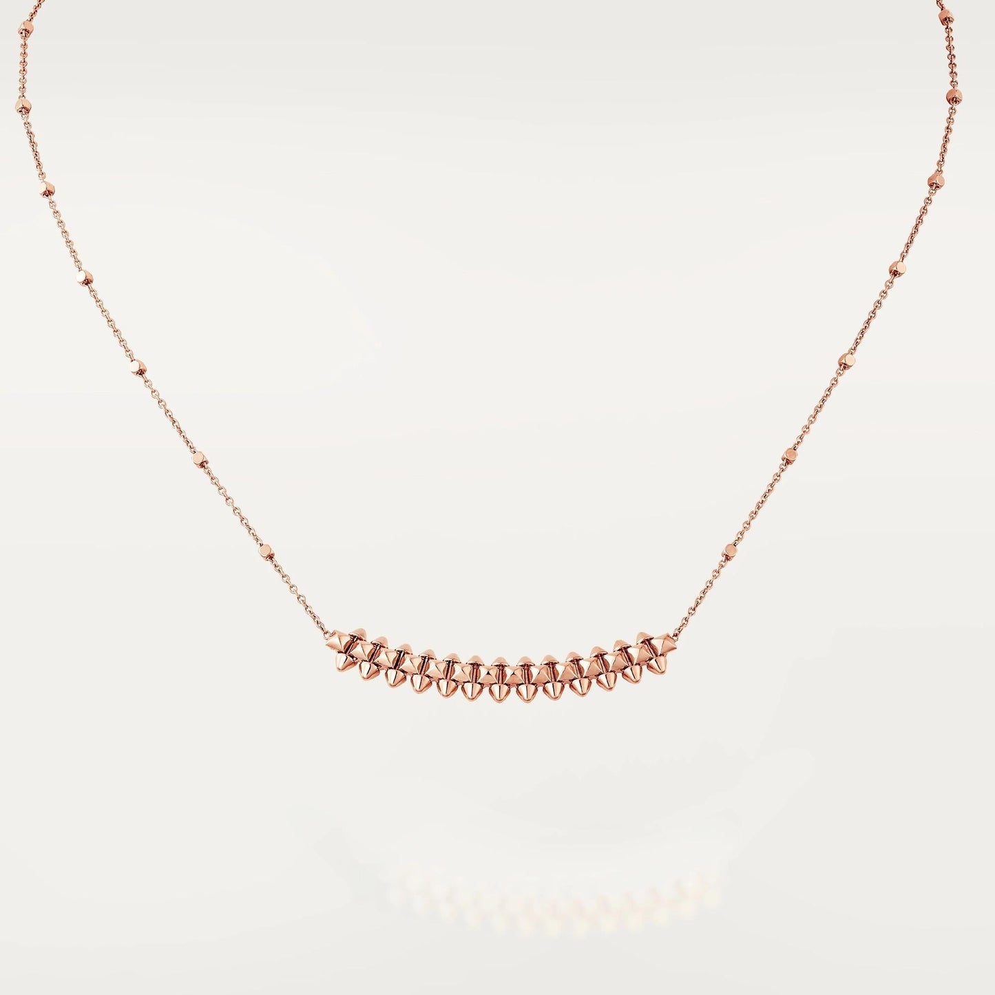 [AURORA]CLASH PINK GOLD NECKLACE