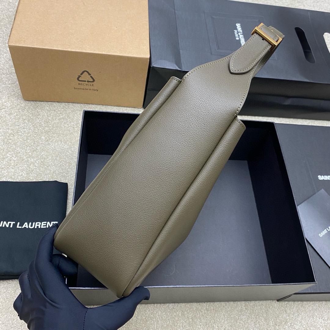 LE 5 À 7 SUPPLE SMALL 22 BROWN CALFFKIN