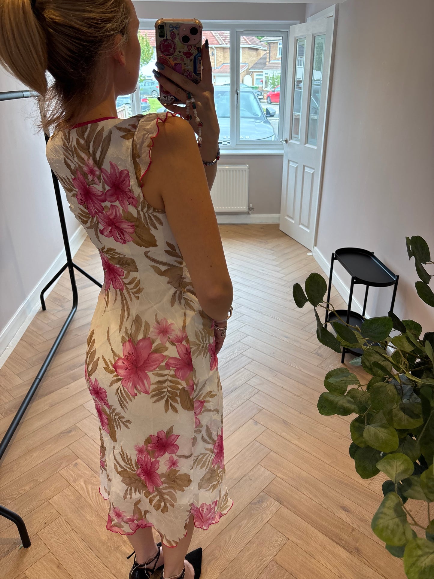 [AURORA]CLOVER 10 MOTIFS WHITE MOTHER OF PEARL NECKLACE