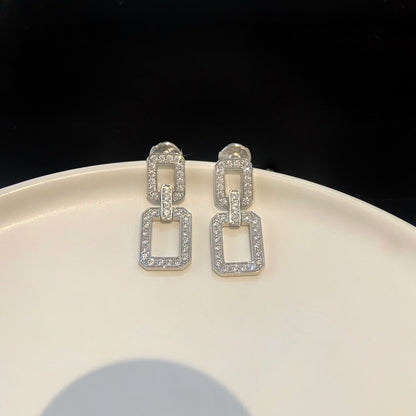 [AURORA]LINKS MEDIUM EARRINGS DIAMOND