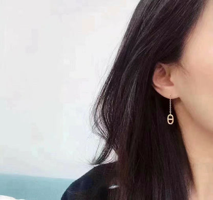 [AURORA]CHAINE TASSEL EARRINGS