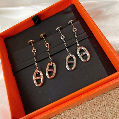 [AURORA]CHAINE TASSEL EARRINGS