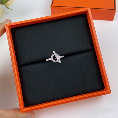 [AURORA]ECHAPPEE RING SILVER DIAMOND