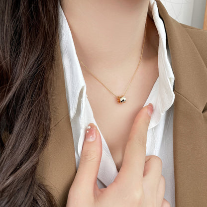 [AURORA]BEE MINI PEDANT DIAMOND NECKLACE