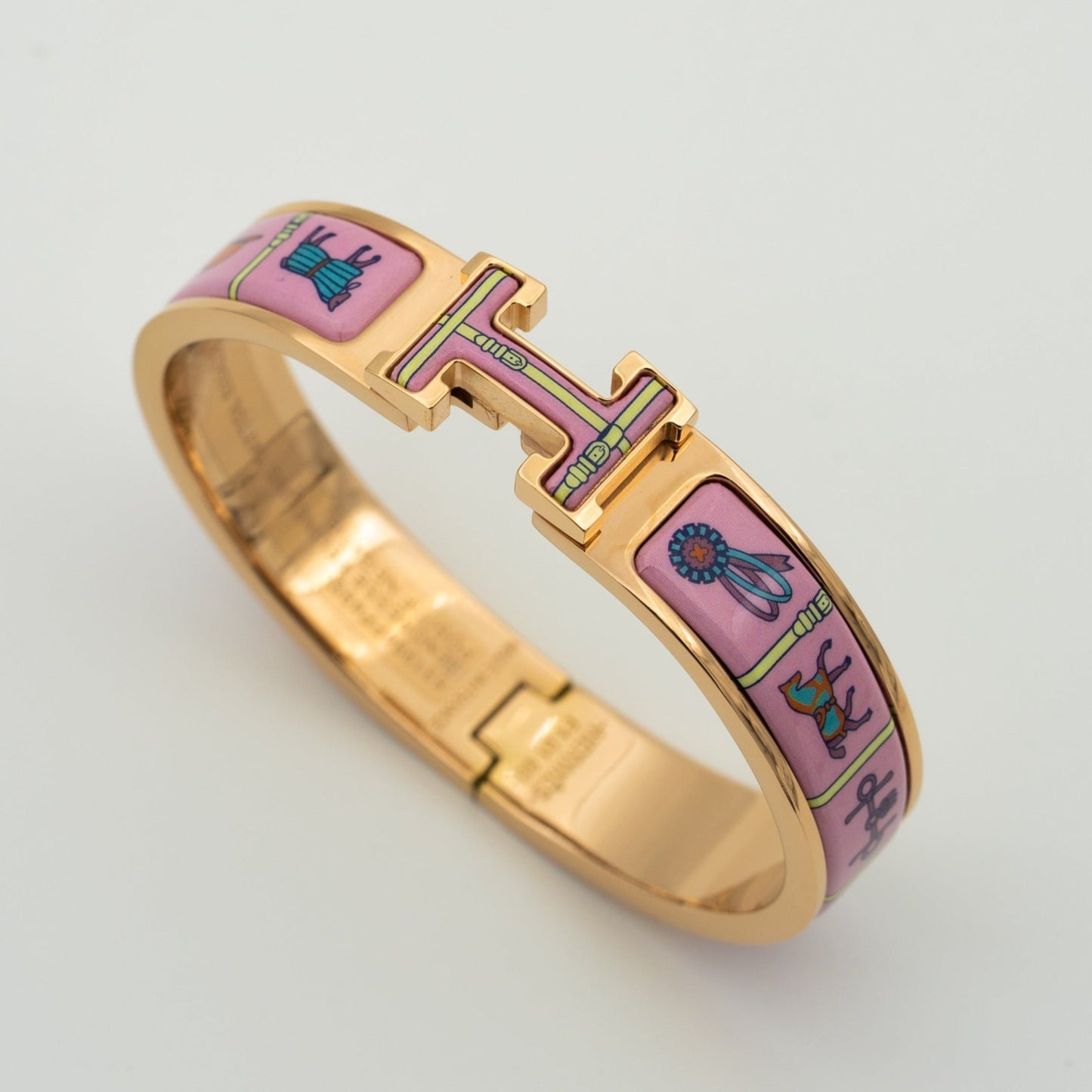 [AURORA]H PINK GOLD BRACELET PINK CERAMIC