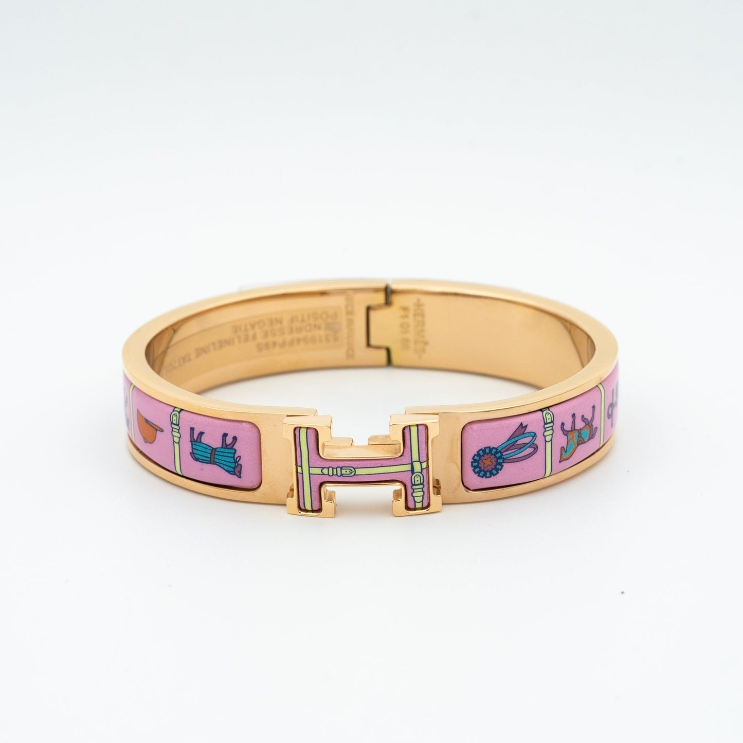 [AURORA]H PINK GOLD BRACELET PINK CERAMIC