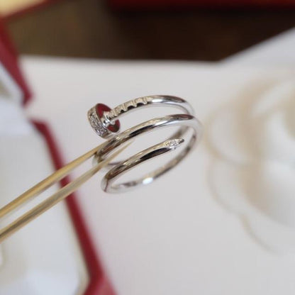 [AURORA]JUSTE RING 1.8MM SILVER DOUBLE ROW