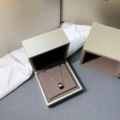 [AURORA]JEUX DE ROSE GOLD DIAMOND NECKLACE