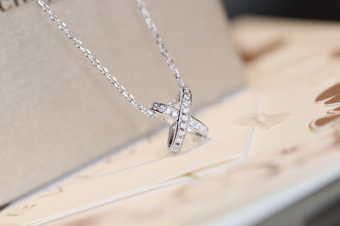 [AURORA]JEUX DE DIAMOND NECKLACE