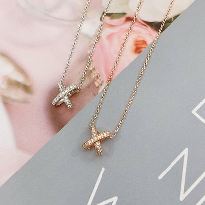 [AURORA]JEUX DE DIAMOND NECKLACE