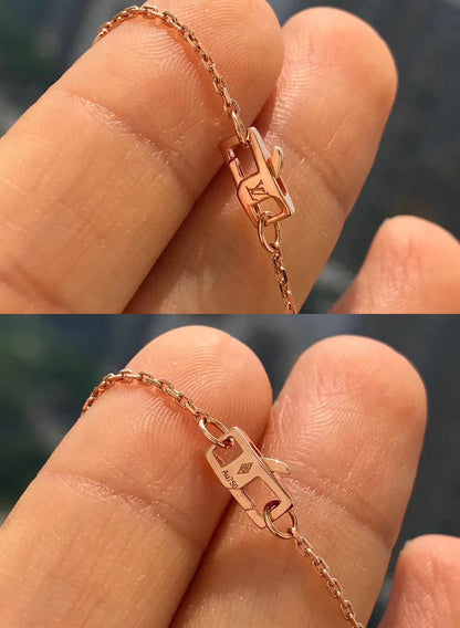[AURORA]BLOSSOM PENDANT PINK GOLD AND DIAMOND