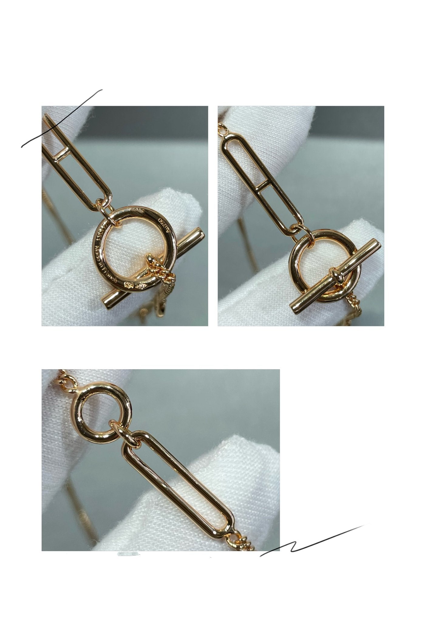 [AURORA]HM STERLING CHAINE D'ANCRE HEART