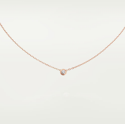 [AURORA]DAMOUR DIAMOND NECKLACE