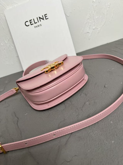 Mini Sakura Pink Saddle Bag