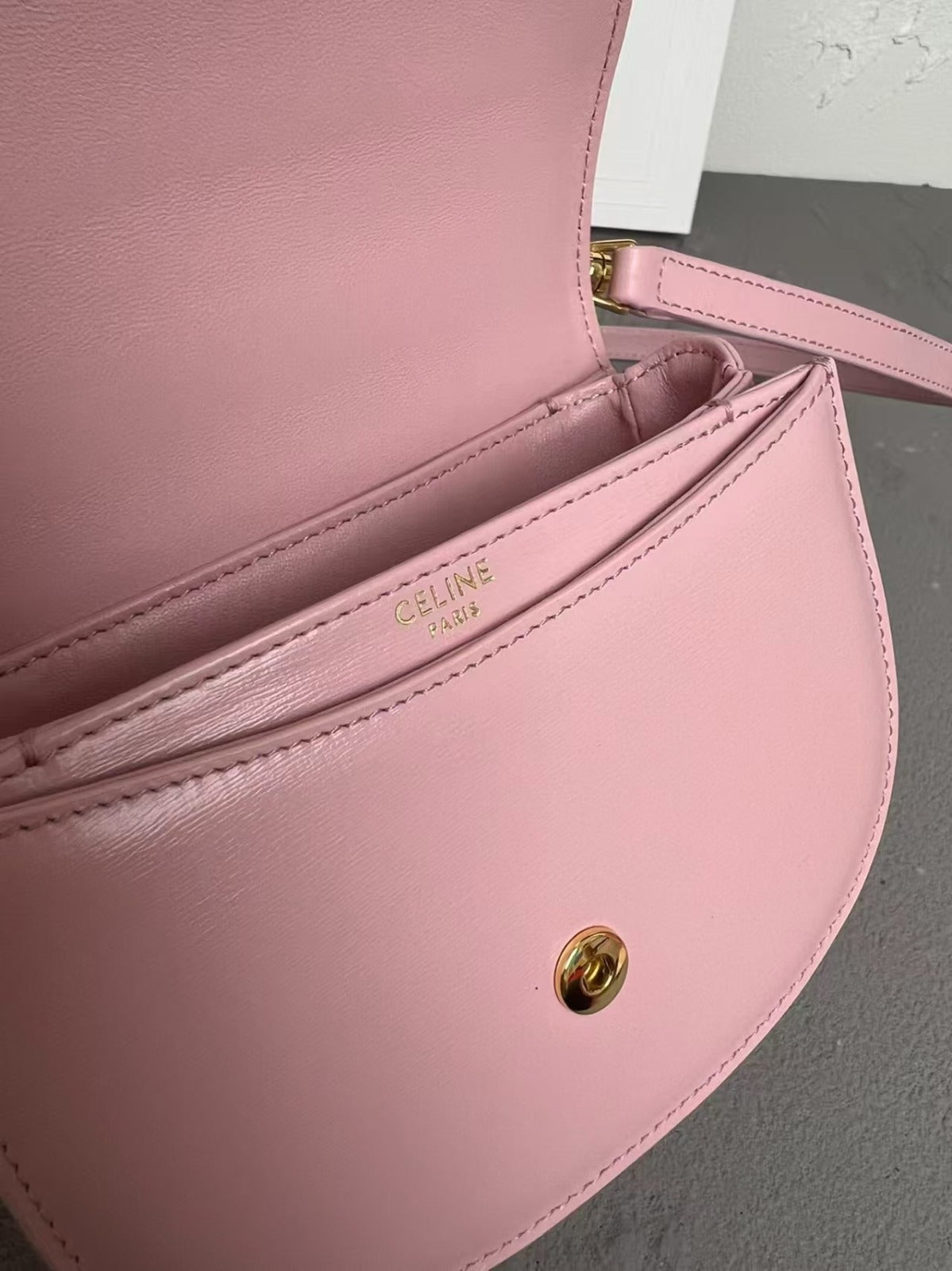 Mini Sakura Pink Saddle Bag