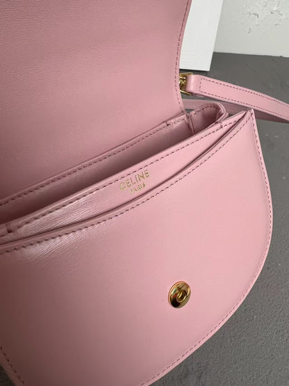 Mini Sakura Pink Saddle Bag