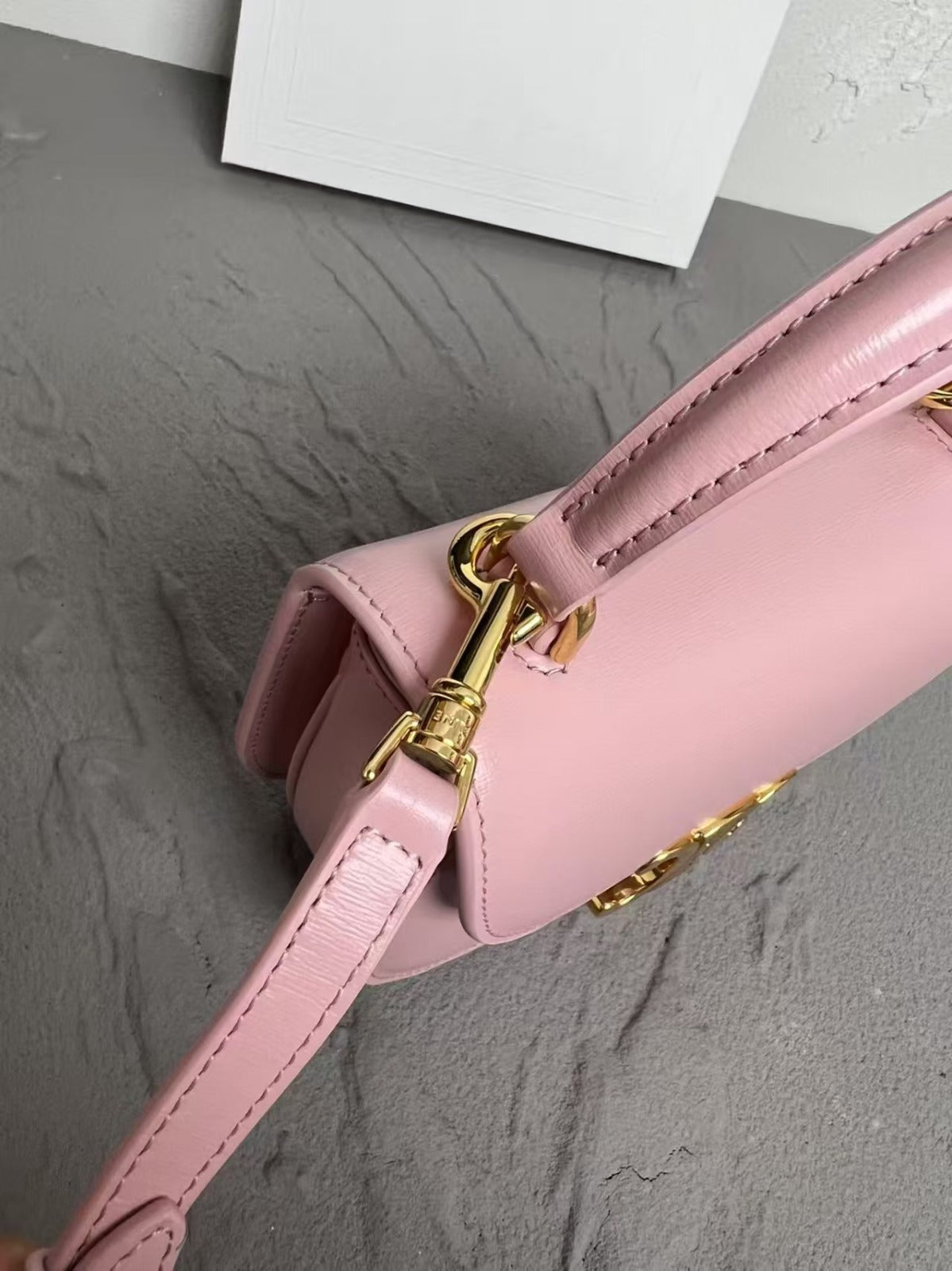 Mini Sakura Pink Saddle Bag