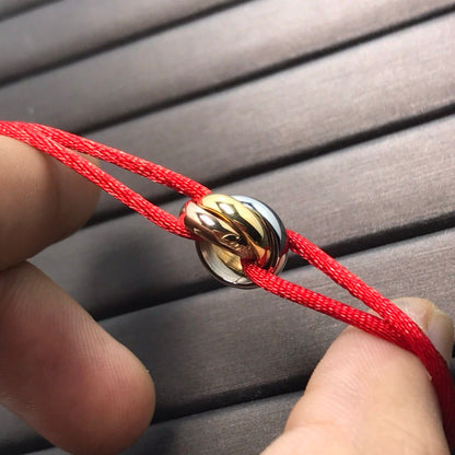 [AURORA]TRINITY THREE-COLOR THREE-RING BRACELET