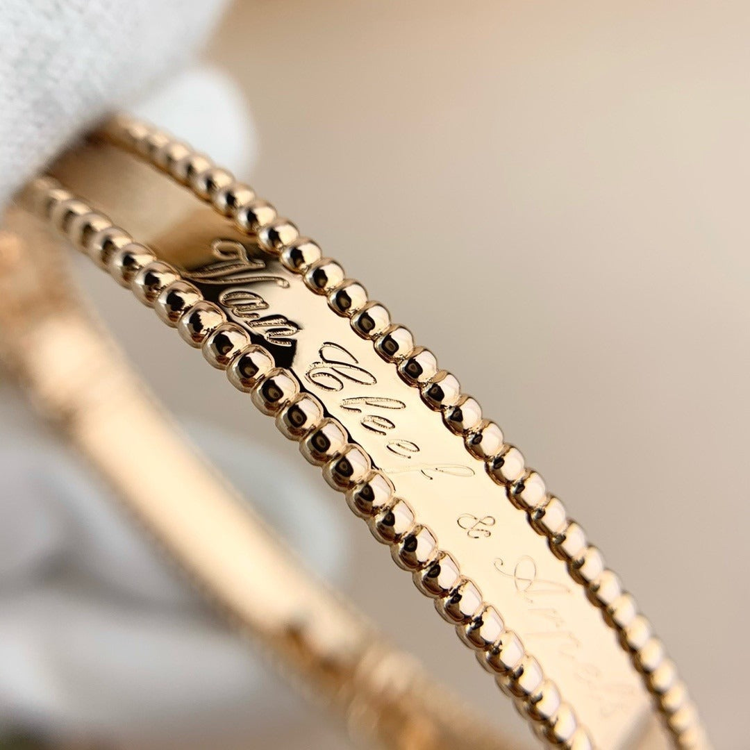 [AURORA]CLOVER BRACELET ENGRAVING SERIES