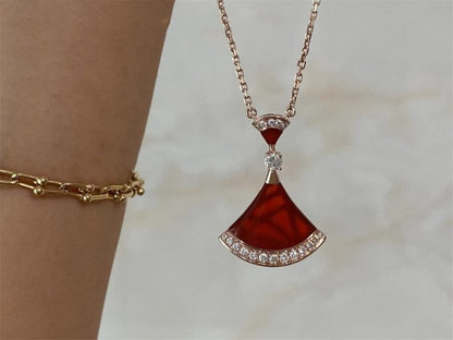 [AURORA]DREAM NECKLACE CARNELIAN DIAMOND