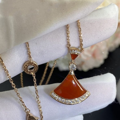 [AURORA]DREAM NECKLACE CARNELIAN DIAMOND