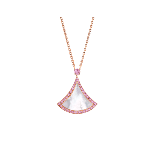 [AURORA]DREAM NECKLACE MOP DIAMOND PINK