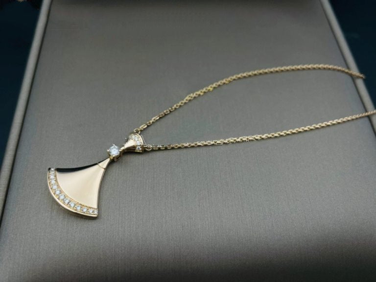[AURORA]DREAM NECKLACE PINK GOLD DIAMOND