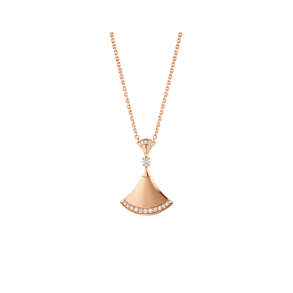 [AURORA]DREAM NECKLACE PINK GOLD DIAMOND