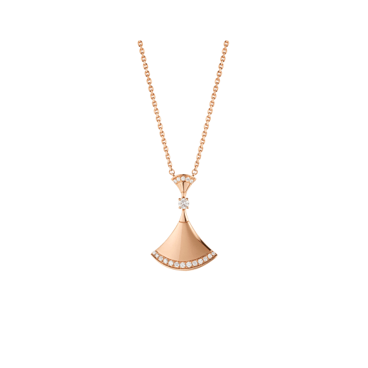 [AURORA]DREAM NECKLACE PINK GOLD DIAMOND