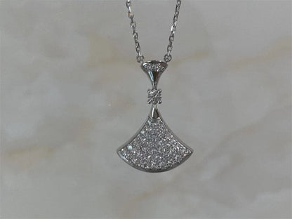 [AURORA]DREAM NECKLACE SILVER FULL DIAMOND