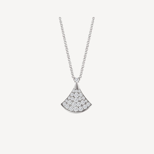 [AURORA]DREAM NECKLACE SILVER DIAMOND