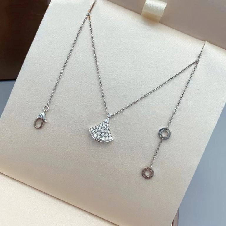 [AURORA]DREAM NECKLACE SILVER DIAMOND