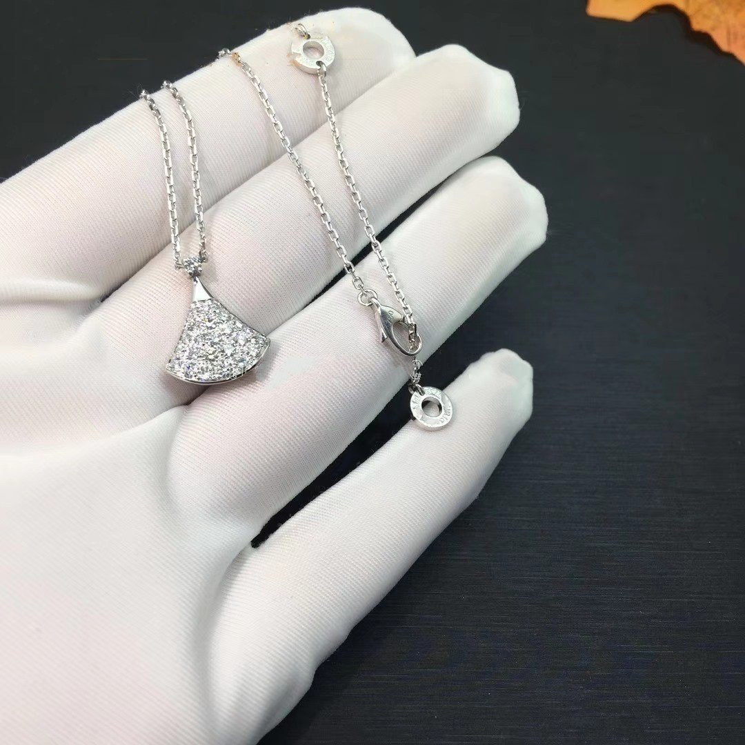 [AURORA]DREAM NECKLACE SILVER DIAMOND