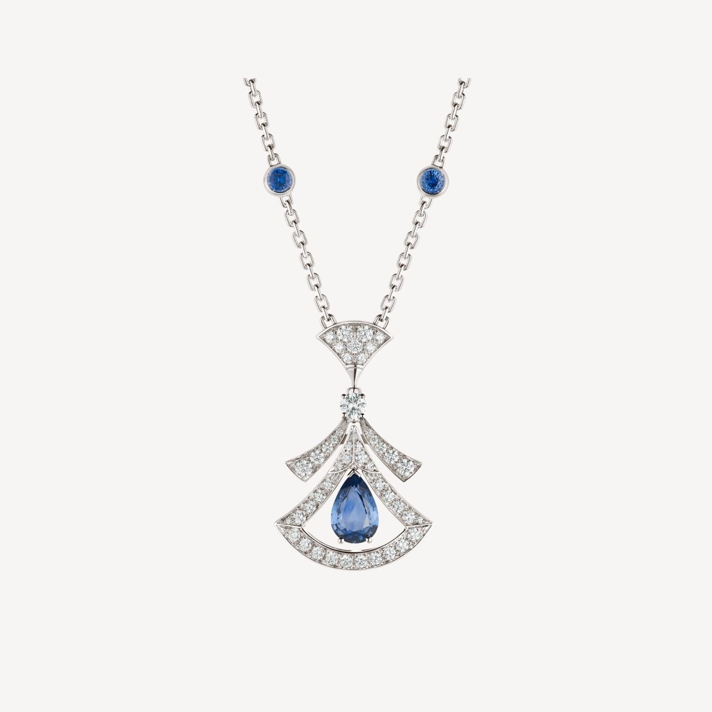 [AURORA]DREAM NECKLACE AGATE DIAMOND SILVER