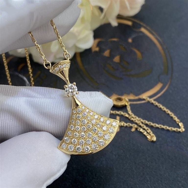 [AURORA]DREAM NECKLACE GOLD FULL DIAMOND