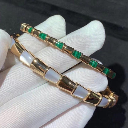 [AURORA]SERPENTI BRACELET PINK GOLD MOP
