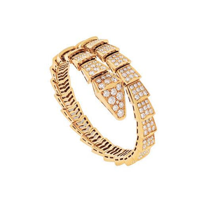 [AURORA]SERPENTI BRACELET 8MM GOLD DIAMOND