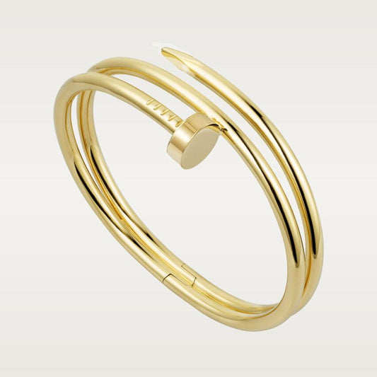 [AURORA]JUSTE BRACELET 3.5MM DOUBLE ROW GOLD