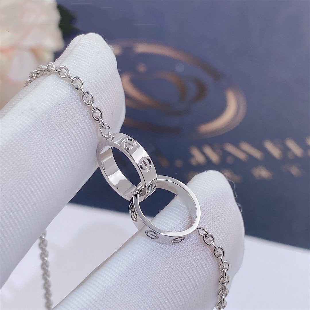 [AURORA]LOVE BRACELET DOUBLE RING