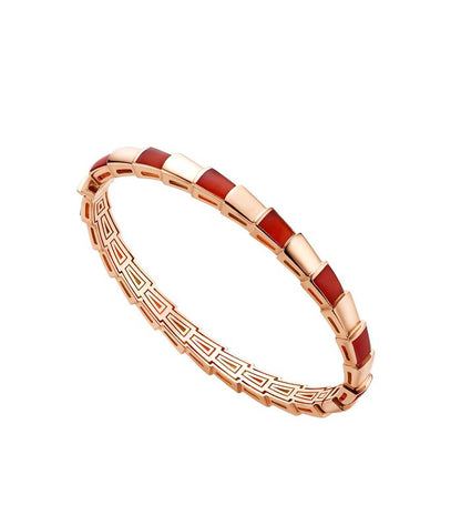 [AURORA]SERPENTI BRACELET PINK GOLD RUBELLITE