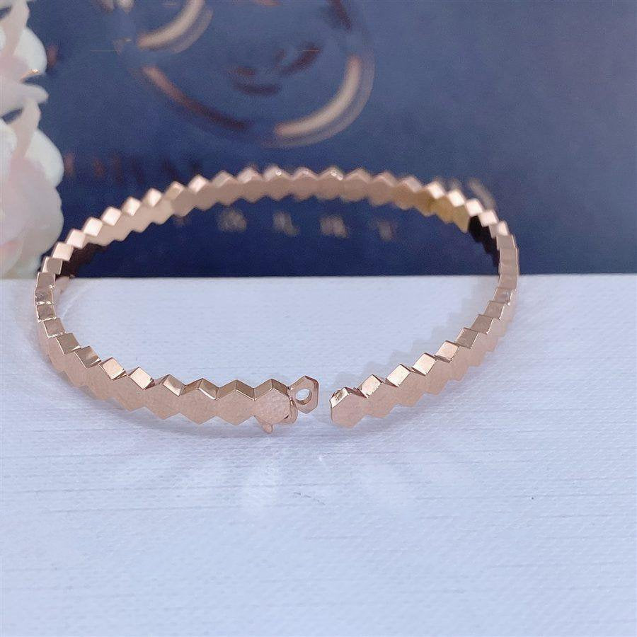 [AURORA]BEE LOVE PINK GOLD BRACELET