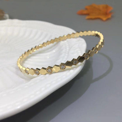 [AURORA]BEE LOVE GOLD DIAMOND BRACELET