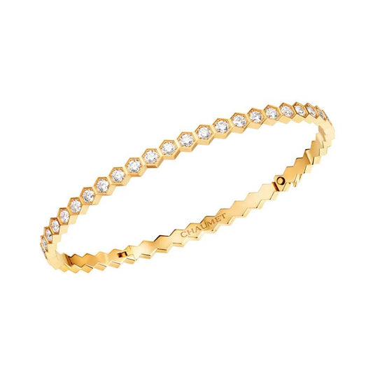 [AURORA]BEE LOVE GOLD BRACELET FULL DIAMOND