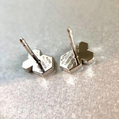 [AURORA]BEE LOVE SILVER DIAMOND EARRINGS