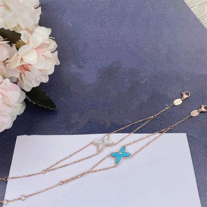 [AURORA]JEUX BRACELET TURQUOISE PINK GOLD 1 DIAMOND